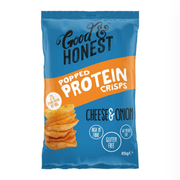 GOOD & HONEST POPPED CRISPS CHIPS WITH PROTEIN 75g