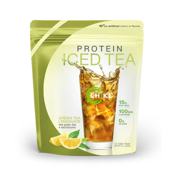 CHIKE PROTEIN ICED TEA (real green tea + electrolytes)